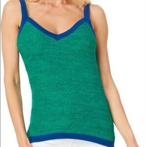 New Lilly Pulitzer Green and Blue Tank Top